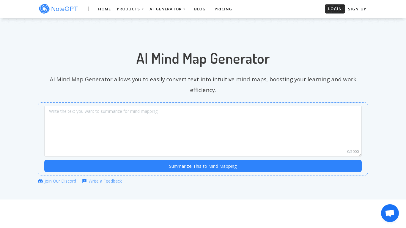 AI Mind Map Generator image