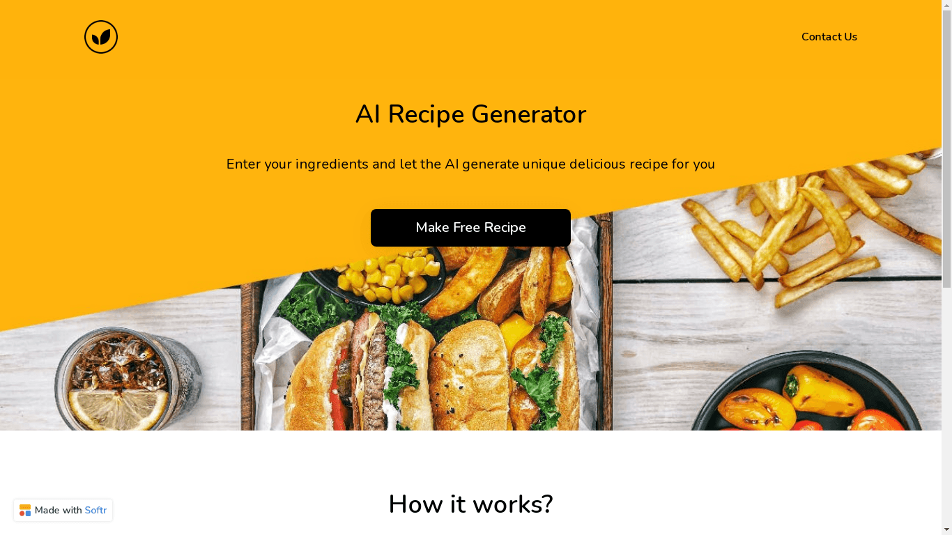 AI Recipe Generator image