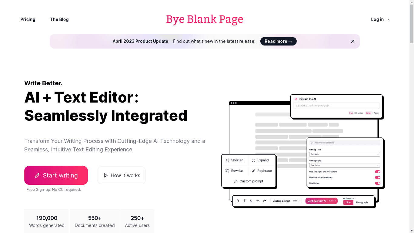 ByeBlankPage image