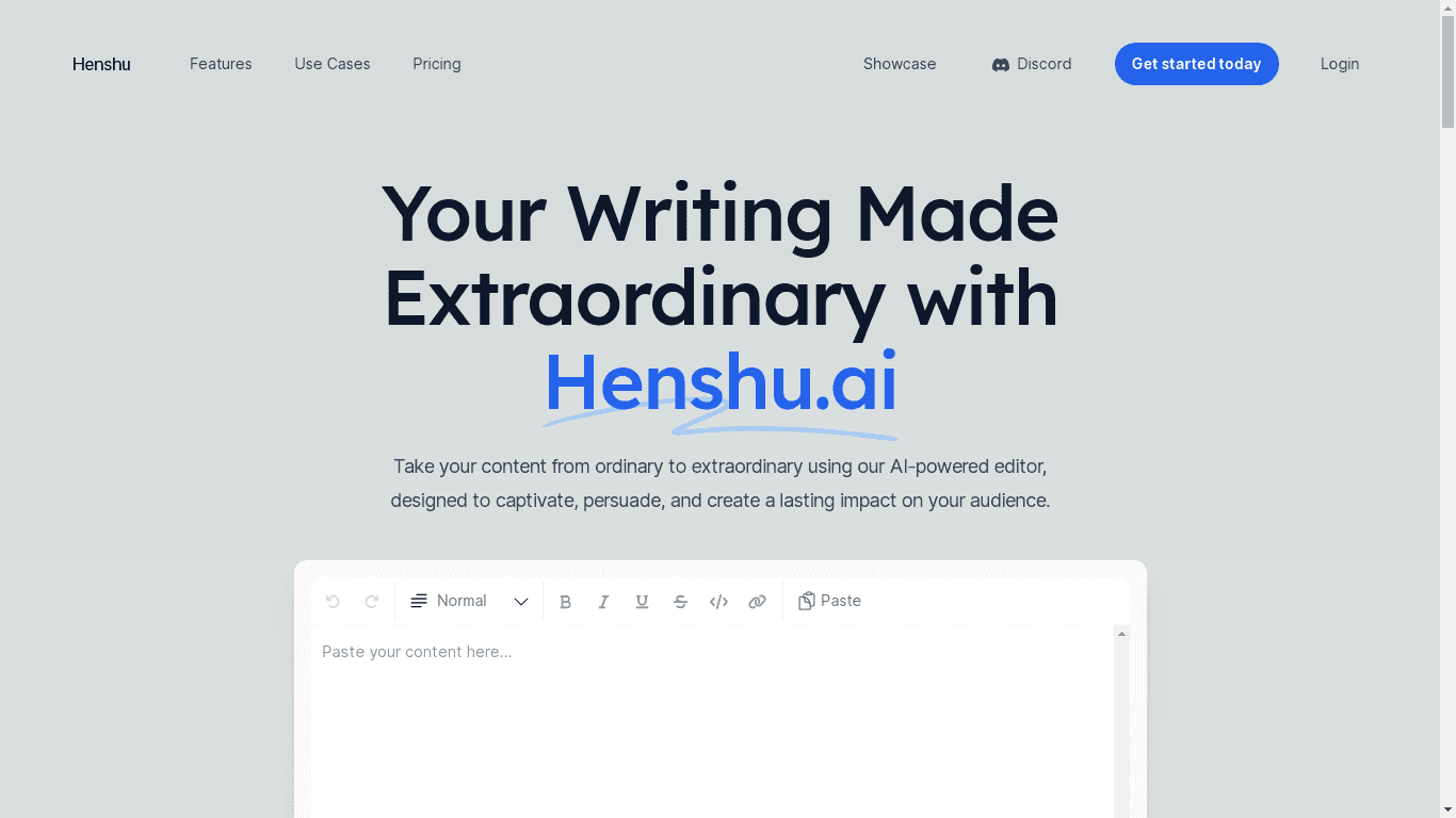 Henshu.ai image