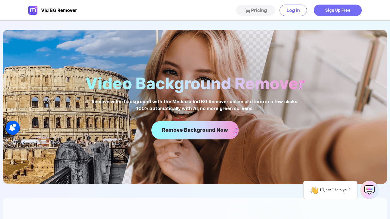 Media.io - Video BG Remover image