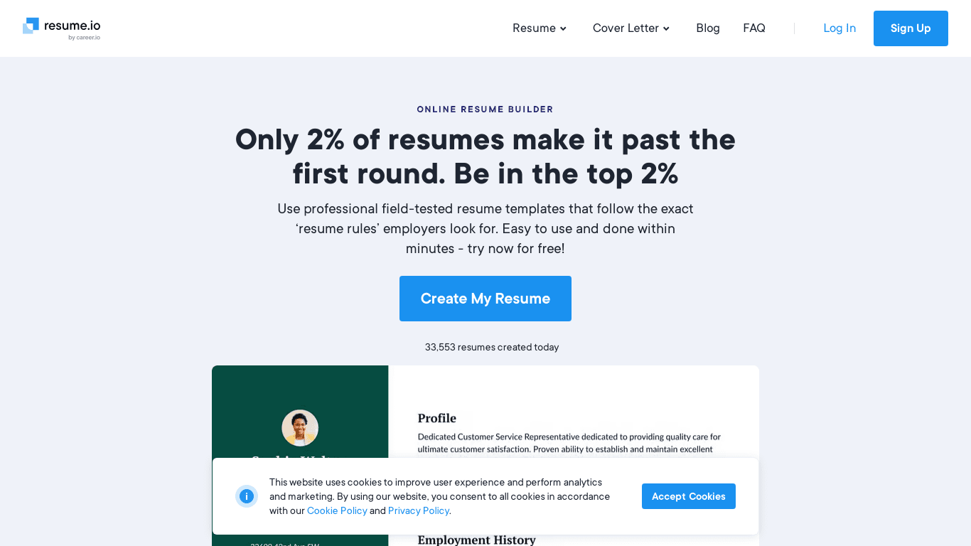 Resume.io image