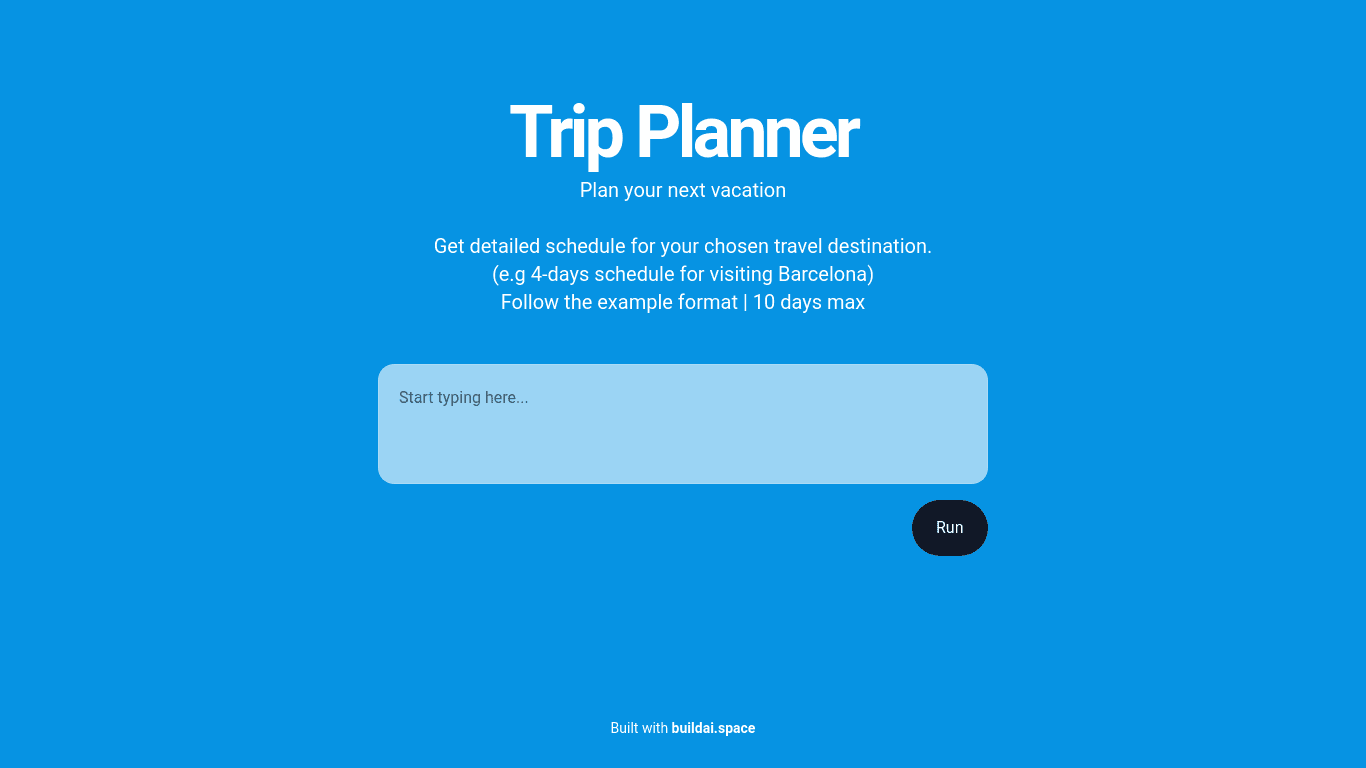 Trip Planner  image